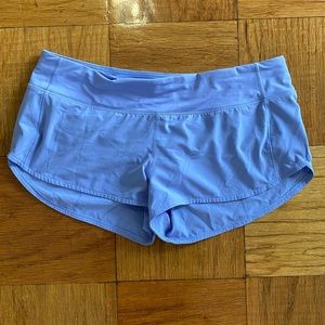 COPY - Lululemon periwinkle speed up short
